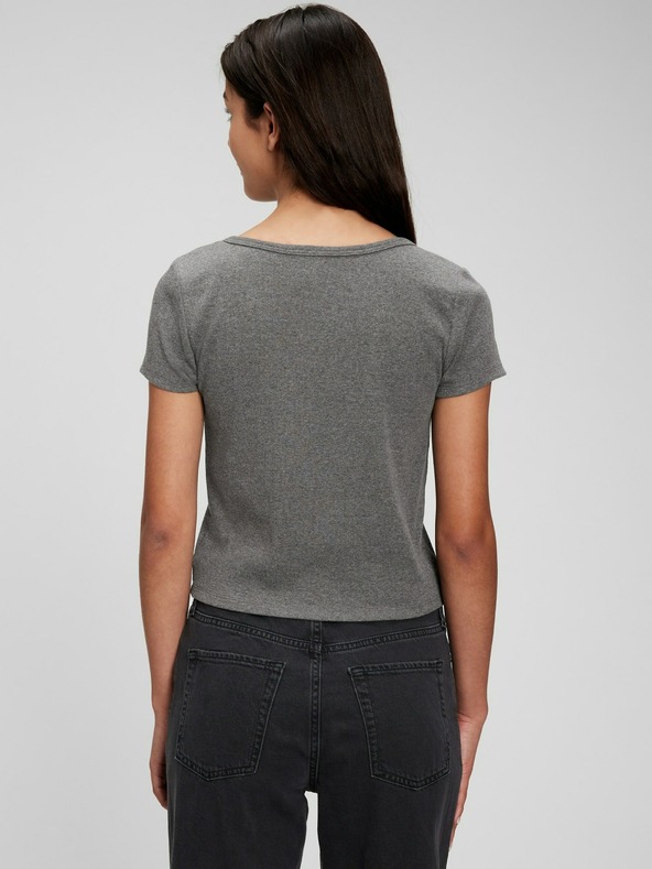 GAP Бебешка тениска с ребра GAP