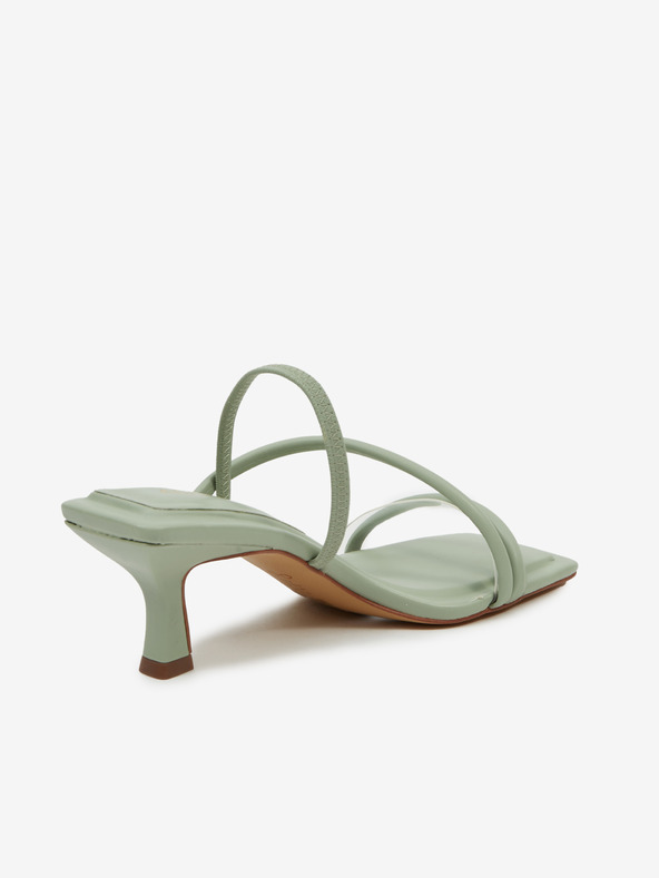 Aldo Светлозелени дамски чехли с ток ALDO Zoebaen