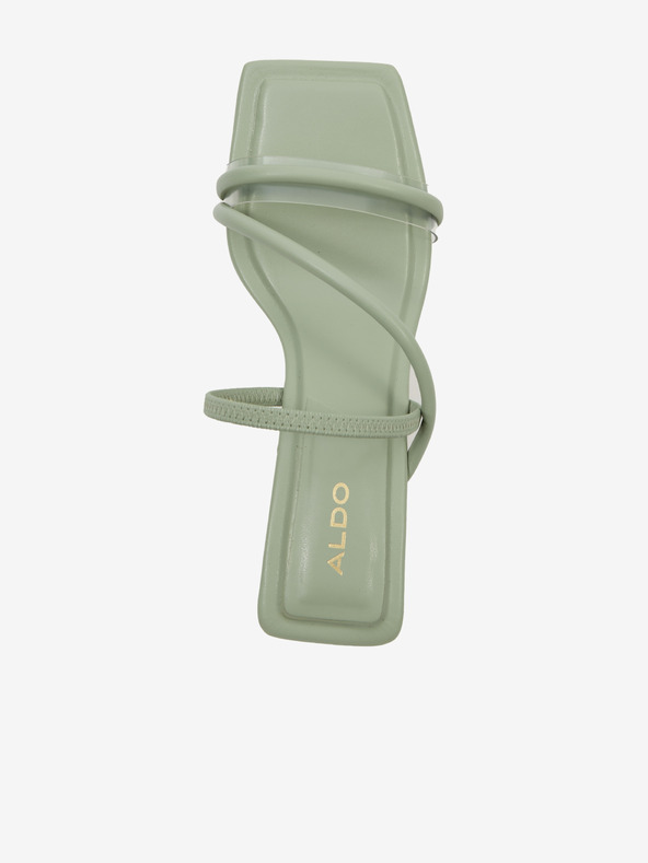 Aldo Светлозелени дамски чехли с ток ALDO Zoebaen