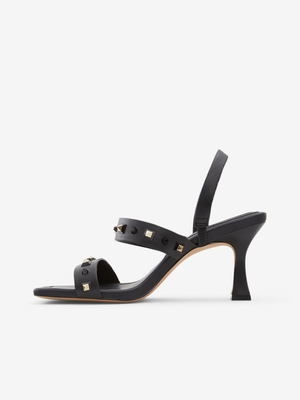 Aldo Черни дамски сандали с ток ALDO Louella