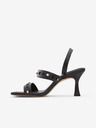 Aldo Черни дамски сандали с ток ALDO Louella