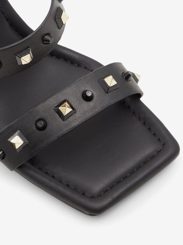 Aldo Черни дамски сандали с ток ALDO Louella