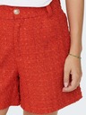 ONLY Червени къси панталони ONLY Kennedy