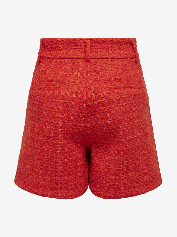 ONLY Червени къси панталони ONLY Kennedy