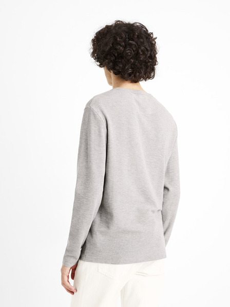 Celio Celio Ceplay Сива риза с дълъг ръкав