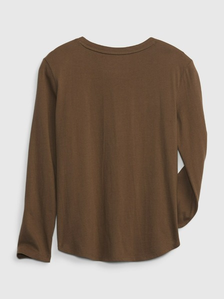 GAP Детска органична тениска с принт GAP