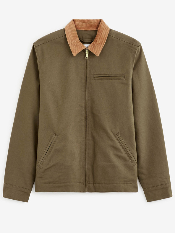 Celio Мъжко водоустойчиво яке в цвят каки Celio Cujacket