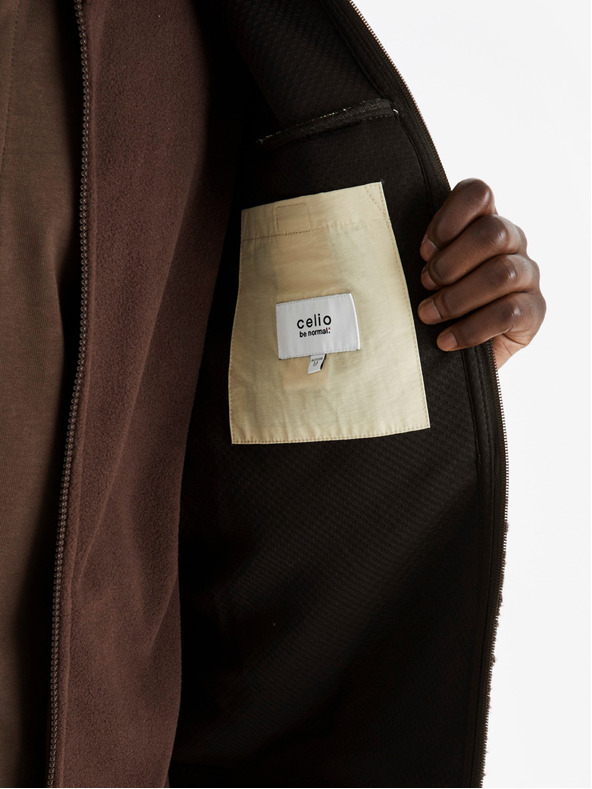 Celio Тъмнокафяво мъжко яке Celio Cucurly
