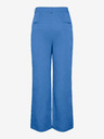 Pieces Сини дамски панталони с широки крачоли Pieces Thelma