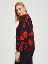 Orsay Червено-черна дамска блуза на цветя ORSAY