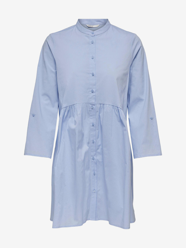 ONLY Светлосиня дамска рокля с риза ONLY Ditte