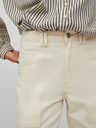 Vila Кремави дамски дънки с права кройка VILA Orys