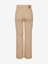 Pieces Бежови дамски дънки с широки крачоли Pieces Peggy