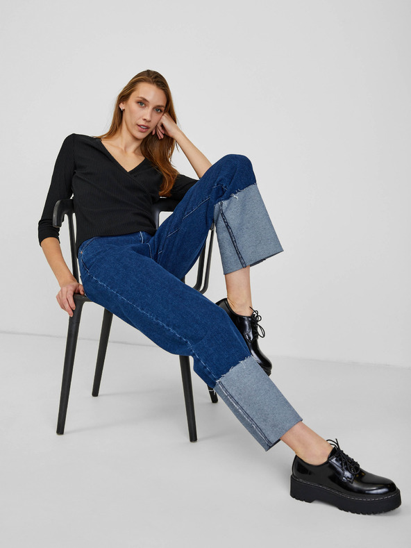 Orsay Черна дамска тениска ORSAY