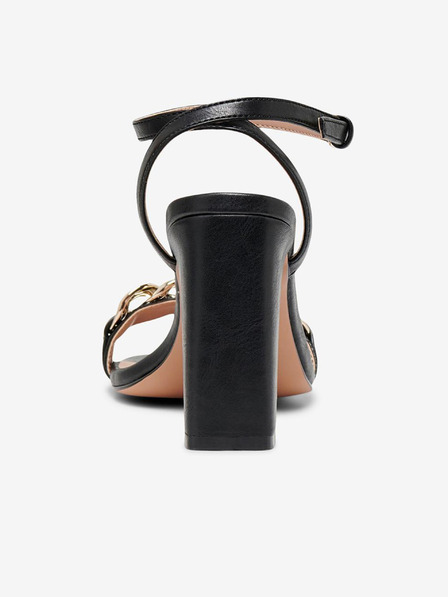 ONLY Черни дамски сандали с токчета ONLY Alyx