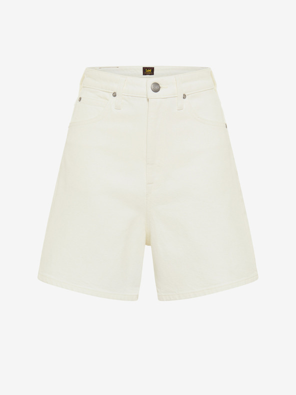 Lee Бели дамски широки дънкови панталони Lee