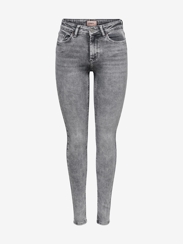 ONLY Сиви дамски дънки с прилепнала кройка ONLY