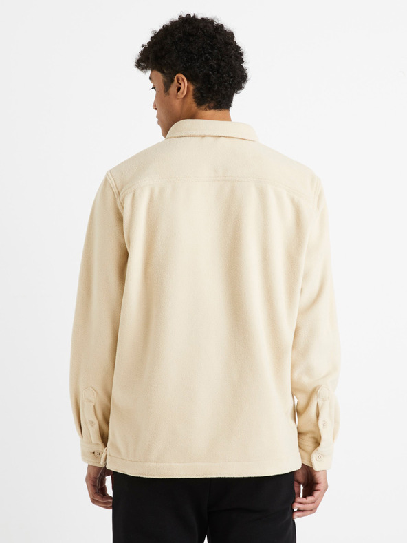 Celio Бежова мъжка горна риза Celio Dafleece