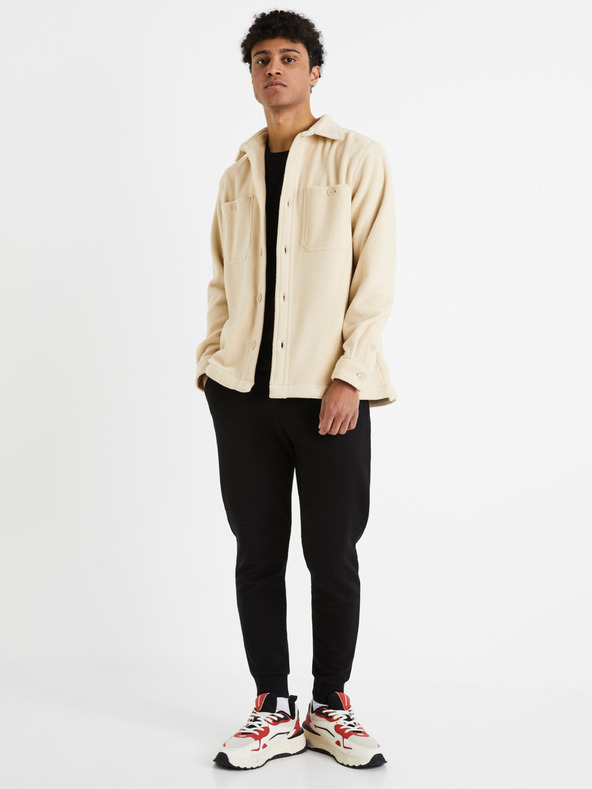 Celio Бежова мъжка горна риза Celio Dafleece