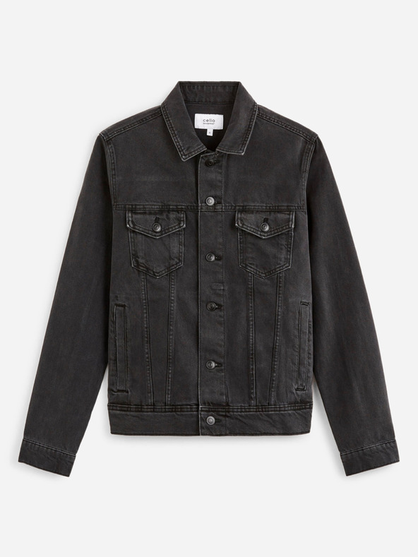 Celio Черно мъжко дънково яке Celio Dudens