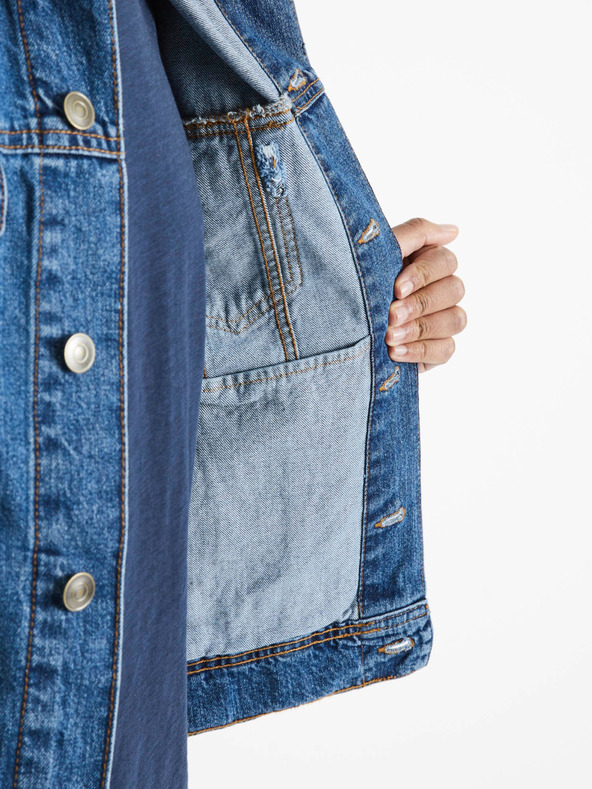 Celio Синьо мъжко дънково яке Celio Dudens