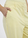 Vero Moda VERO MODA Zelda светложълт дамски панталон