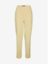 Vero Moda VERO MODA Zelda светложълт дамски панталон