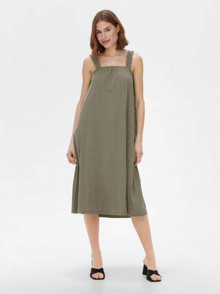 ONLY Дамска рокля в цвят каки ONLY May