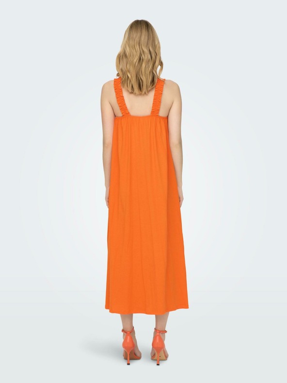 ONLY Оранжева дамска рокля ONLY May