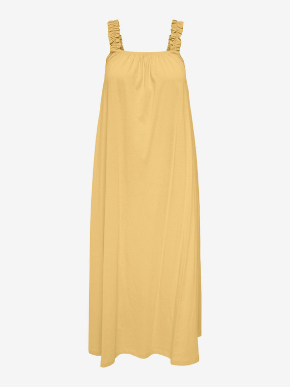 ONLY Жълта рокля само за жени май