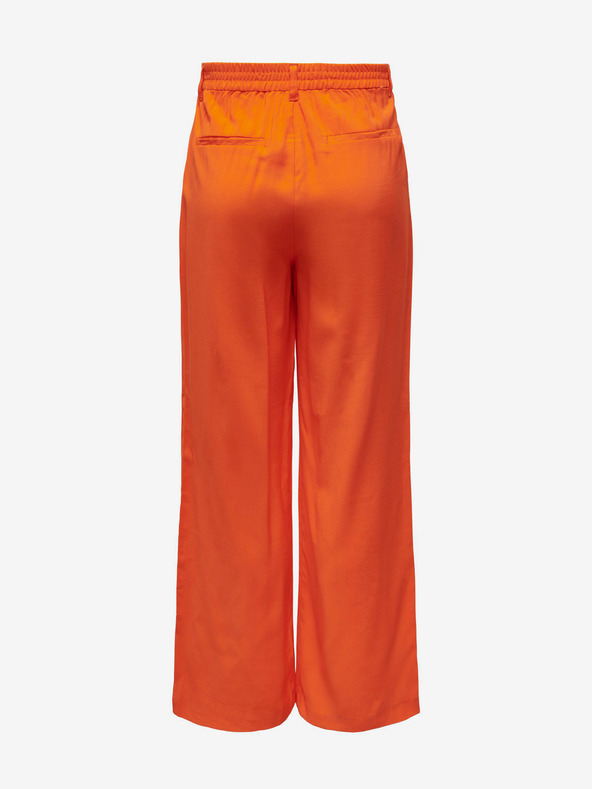 ONLY Оранжев дамски панталон ONLY Aris