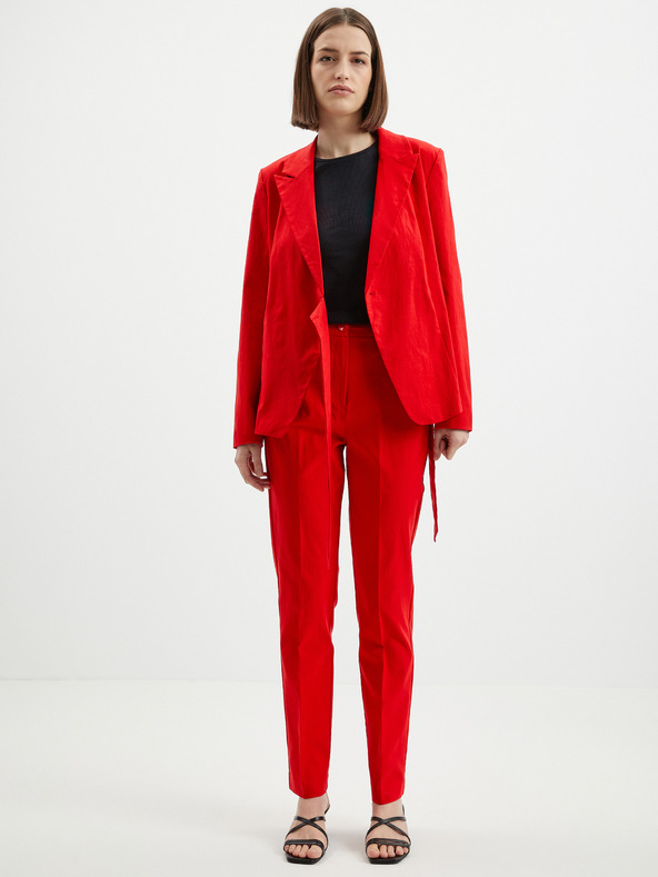 Orsay Червен дамски панталон ORSAY