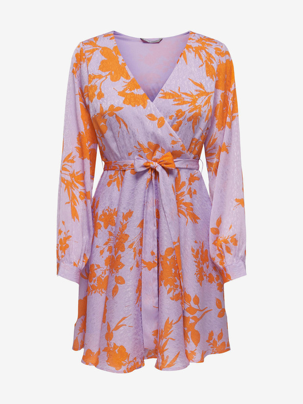 ONLY Светлолилава дамска флорална рокля ONLY Summer