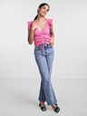 Pieces Розова дамска къса тениска Pieces Tegan