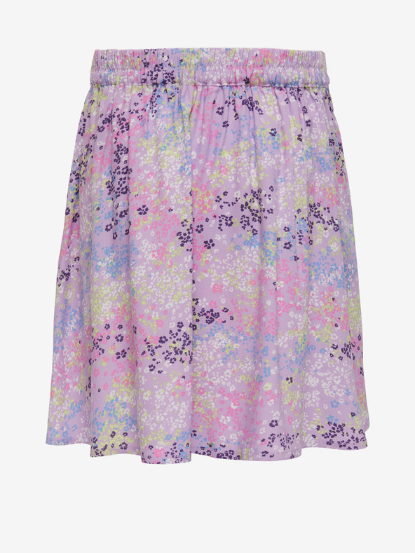 ONLY Светлолилава момичешка пола на цветя ONLY Anna