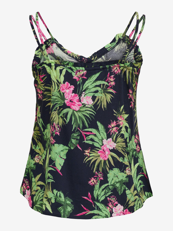 ONLY Зелено-черен щампован потник за жени ONLY Nova