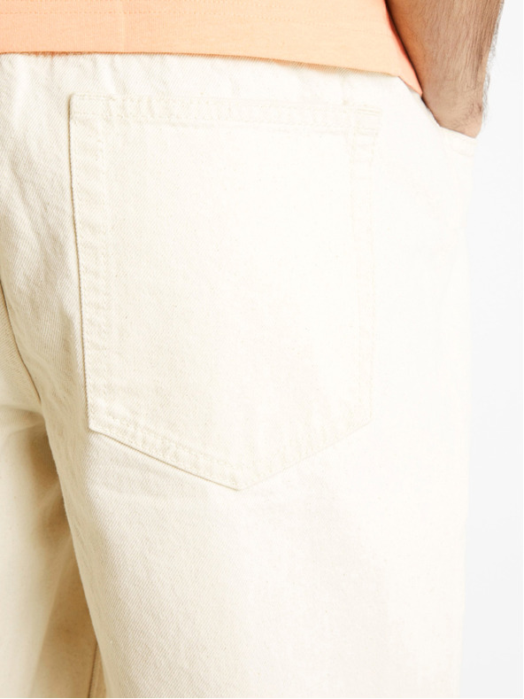 Celio Кремави мъжки дънкови шорти Celio Dojogdenbm
