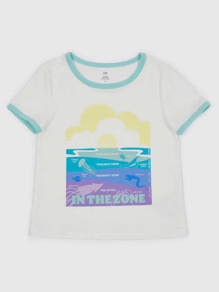 GAP Бебешка тениска с щампа Gap