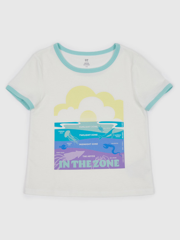 GAP Бебешка тениска с щампа Gap