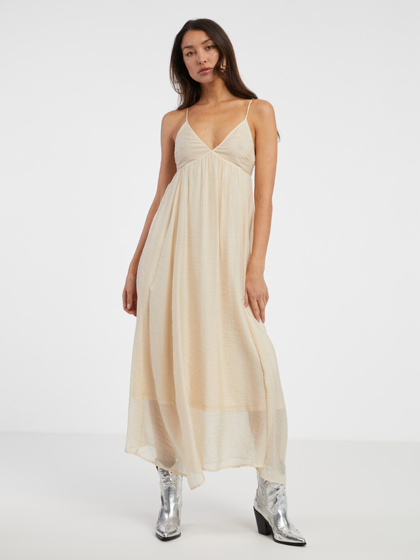 ONLY Бежова дамска макси рокля ONLY Phoenix