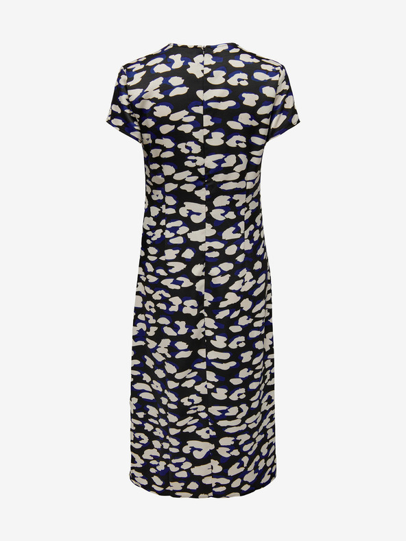 Jacqueline de Yong Кремаво-черна дамска шарена рокля JDY Urba