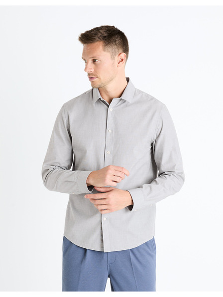 Celio Светлосива мъжка риза Celio Fafile