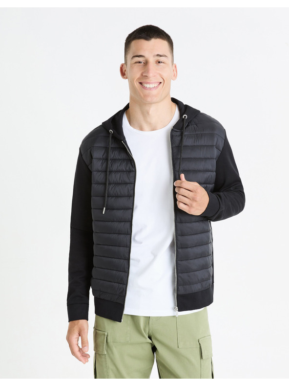 Celio Черно мъжко яке Celio Fequilted