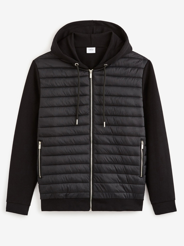 Celio Черно мъжко яке Celio Fequilted