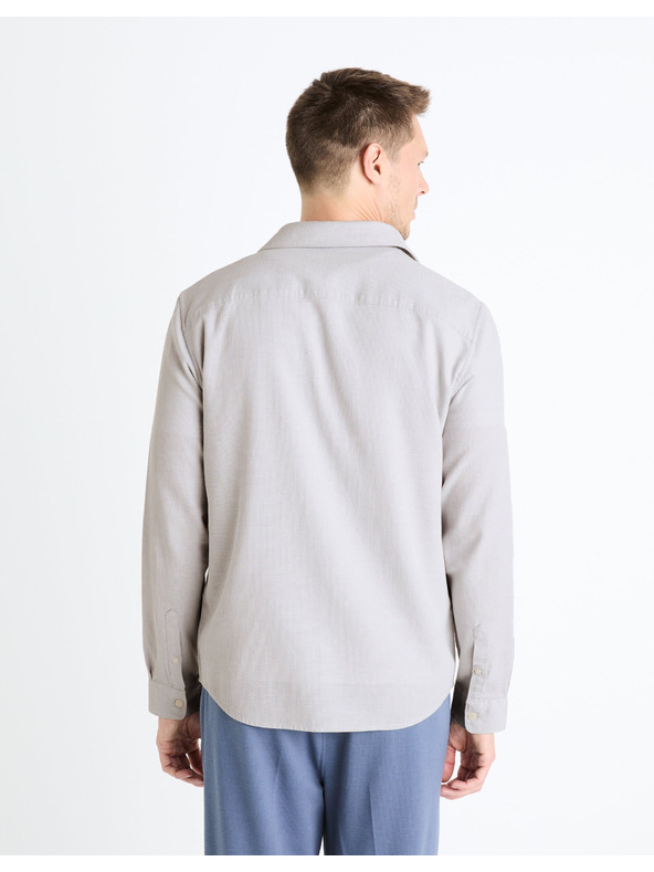 Celio Светлосива мъжка риза Celio Fabeille2