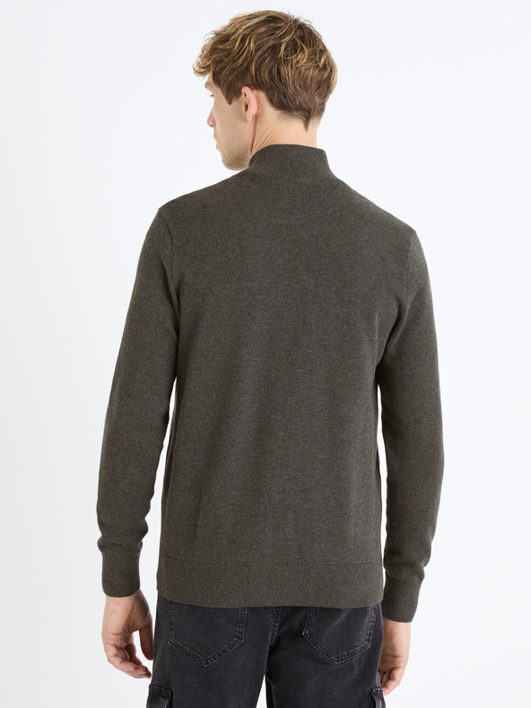 Celio Сив мъжки пуловер Celio Fegillou