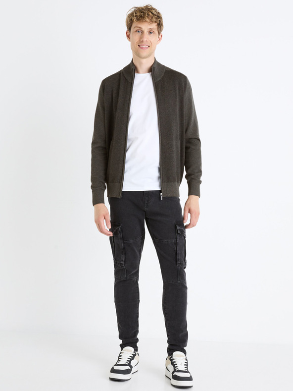 Celio Сив мъжки пуловер Celio Fegillou