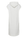 The Jogg Concept Бели дамски суитшърт рокли The Jogg Concept JCSAFINE
