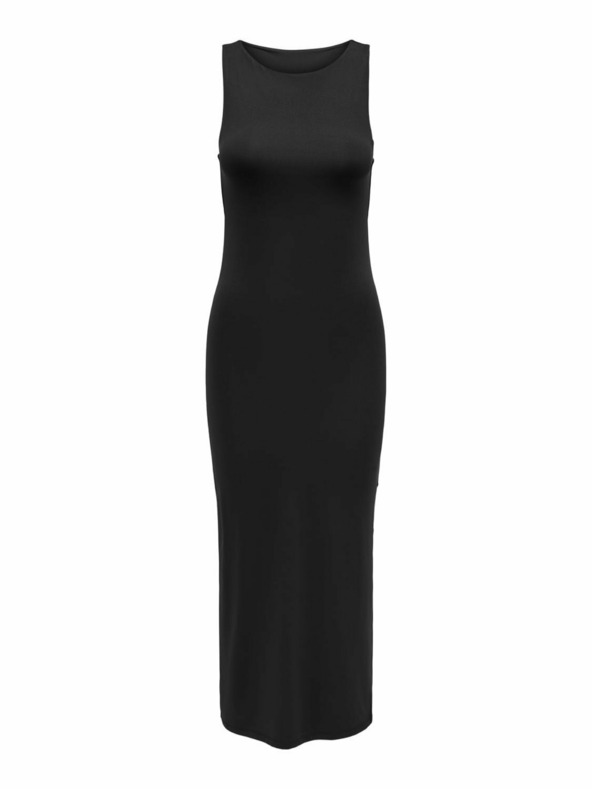 ONLY Черна дамска миди рокля без ръкави ONLY Lea