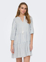 ONLY Синя и бяла дамска рокля на райета ONLY Kaya